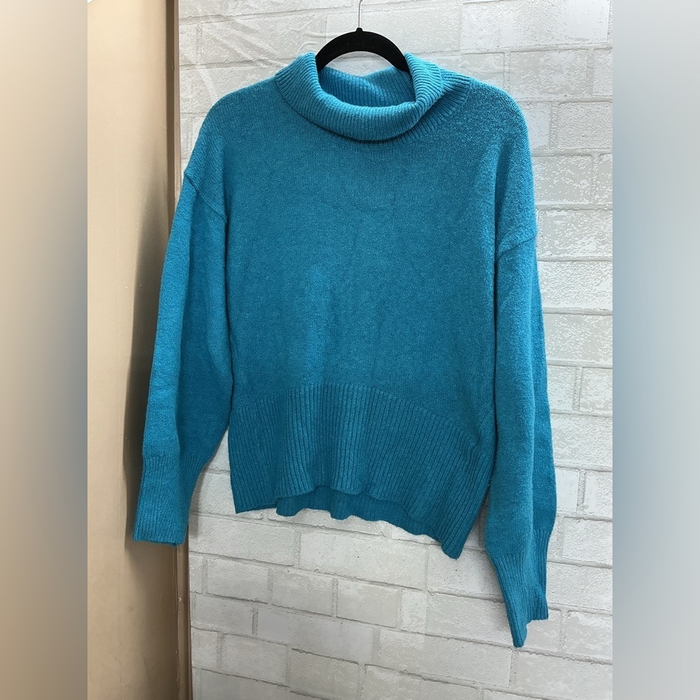 a new day Teal Turtleneck Sweater s